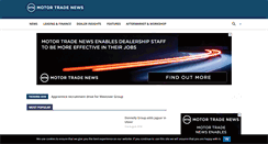 Desktop Screenshot of motortradenews.com