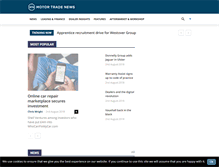 Tablet Screenshot of motortradenews.com